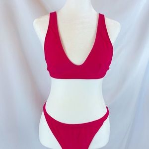 Rose Hot Pink Bikini NWOT!